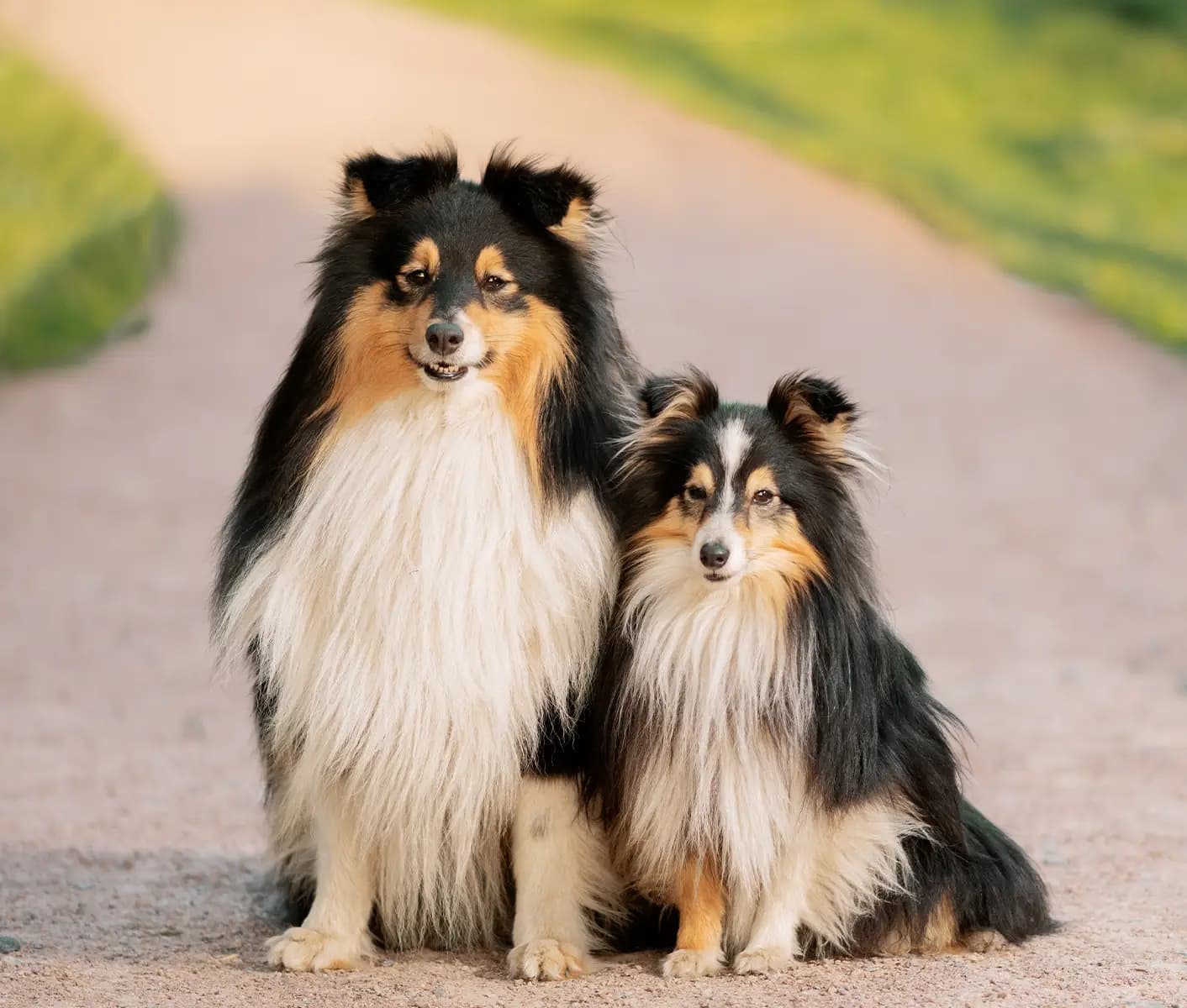 two dogs