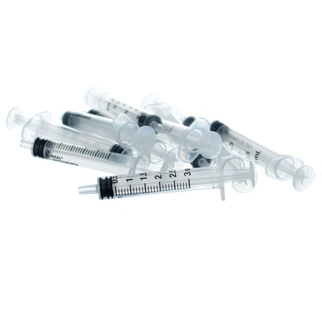Small Syringes without Needles, 3cc, 10 ct RL