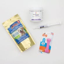 Puppy Health Bundle Kit with Breeder's Edge®Puppy Lyte, The Missing Link® Original Health Supplement, Nylabone® Puppy Chew Dental Bone and Doc Roy's®GI Synbiotics